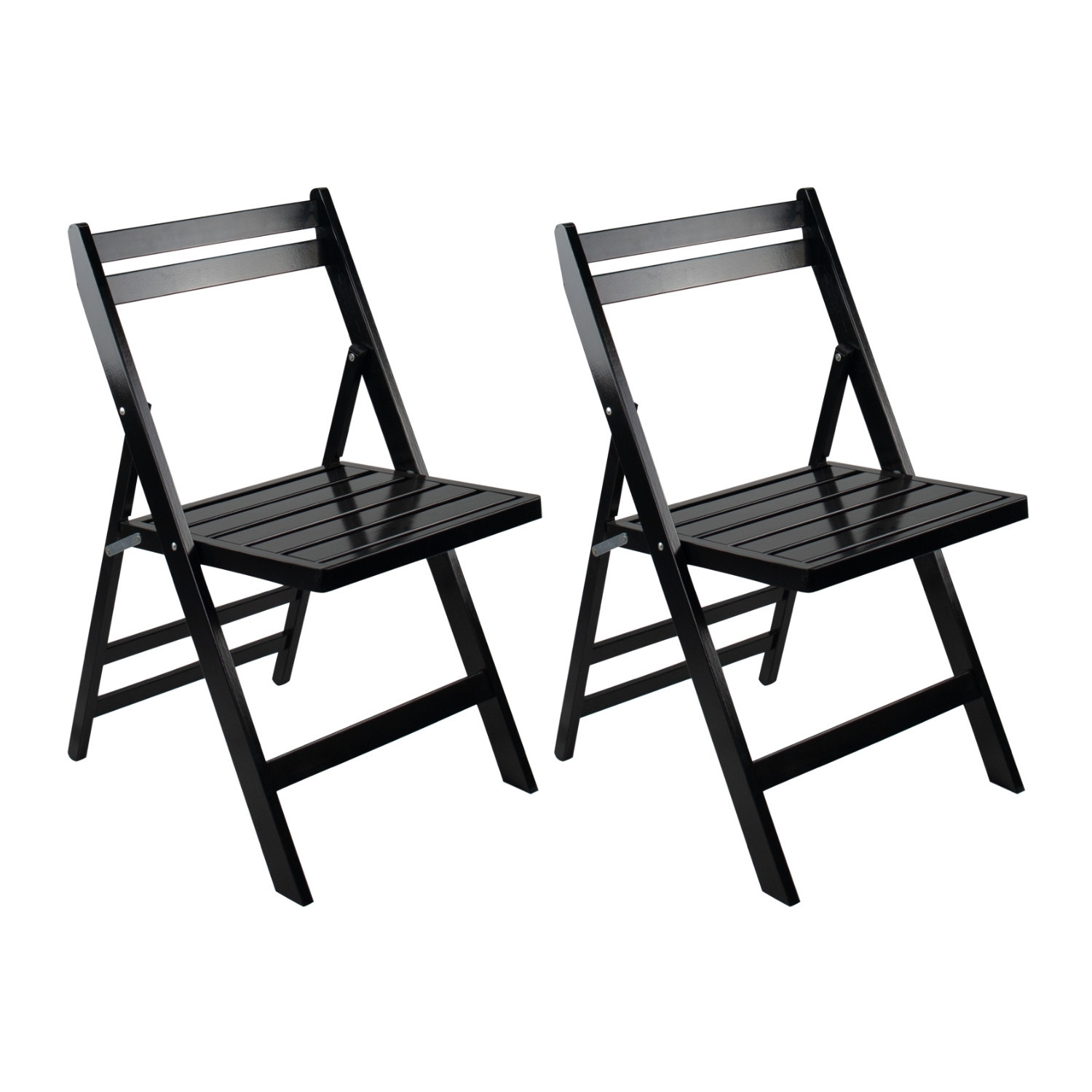 Pack 2 Sillas Plegables de Madera de Bambú Biano 46x44x78cm O91 Sillas y Sillones de Exterior 1